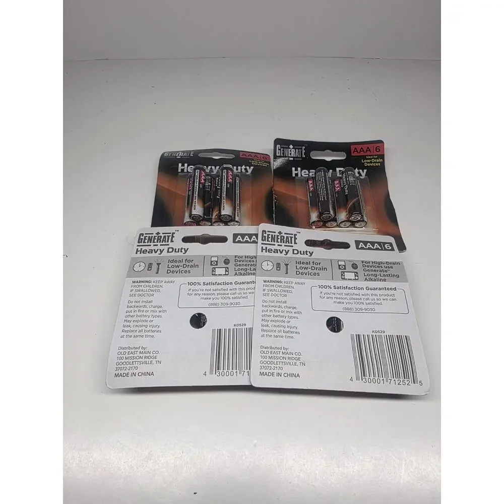 Eveready Super Heavy Duty Batteries AAA 6-Count 4 Packs